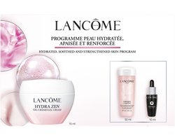 Lancôme Hydra Zen Hydraterende Skincare Routine Geschenkset - Moisturizer & Face Toner - Hydra Zen Gel Cream Dagcreme 15ml + Tonique Confort Face Toner 50ml + Génifique Ultimate Anti Aging Serum & Moisturizer 10ml - Hydratatie Cadeaupakket 3 Stuks