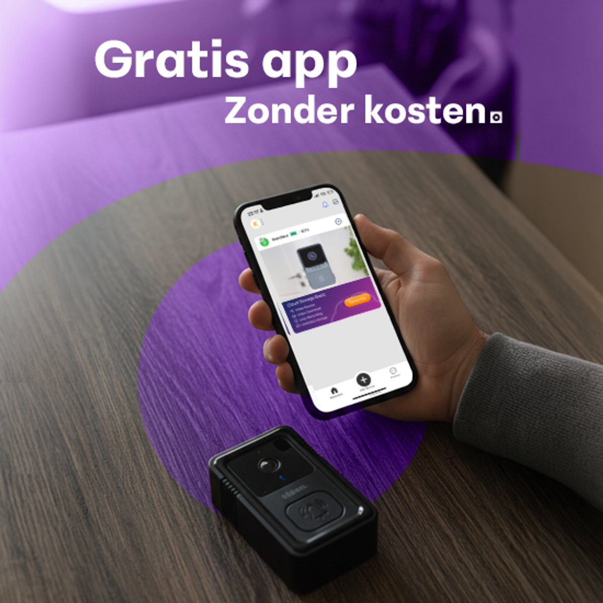 Steen Smart Deurbel met Camera - Slimme Video Deurbel met - afbeelding 2