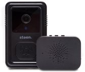 Sonnette Smart avec caméra - Sonnette vidéo intelligente avec Wi-Fi 2,4 GHz et résolution d'image HD , y compris communication bidirectionnelle