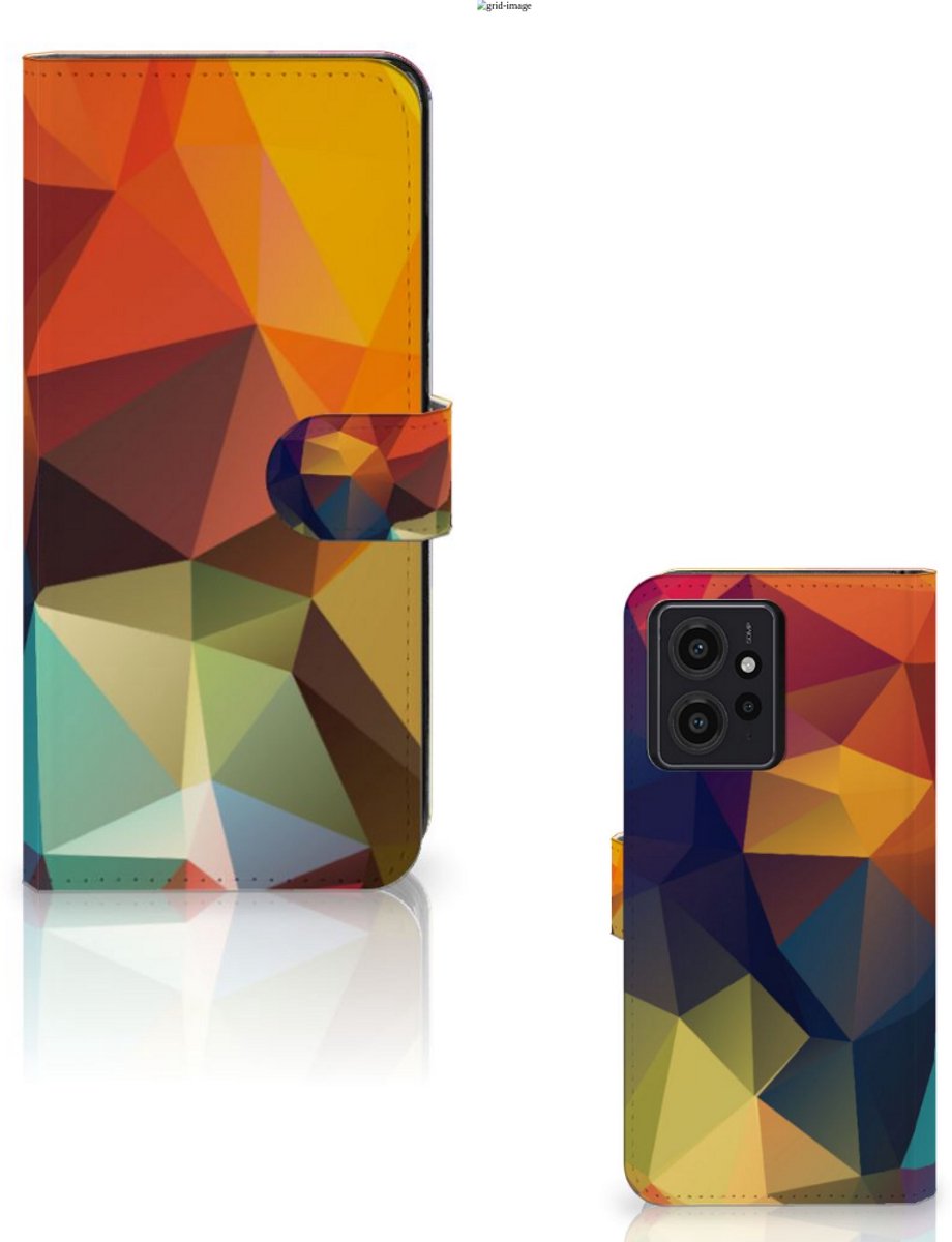 Xiaomi Redmi Note 12 4G Book Case Polygon Color