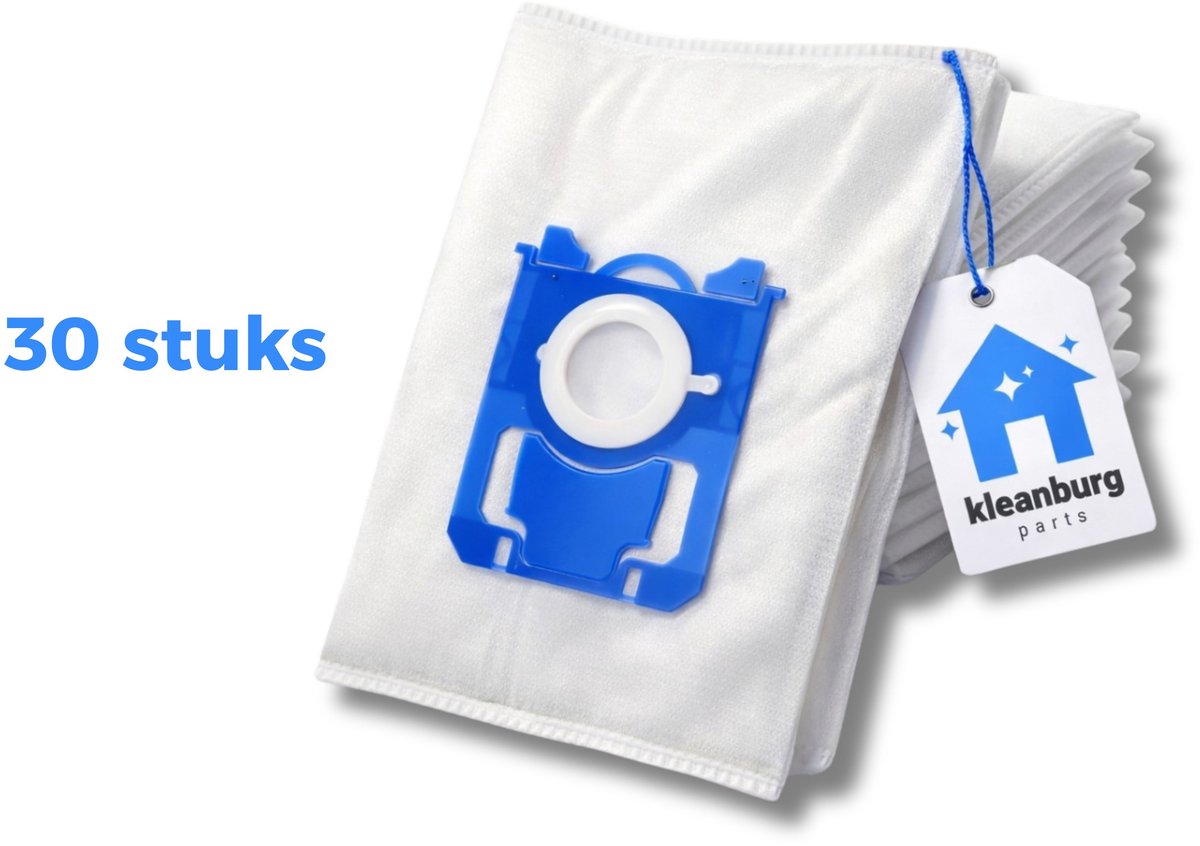Kleanburg® - Stofzuigerzakken - geschikt voor Philips Performer Silent Stofzuigers - Sbag - 30 stuks