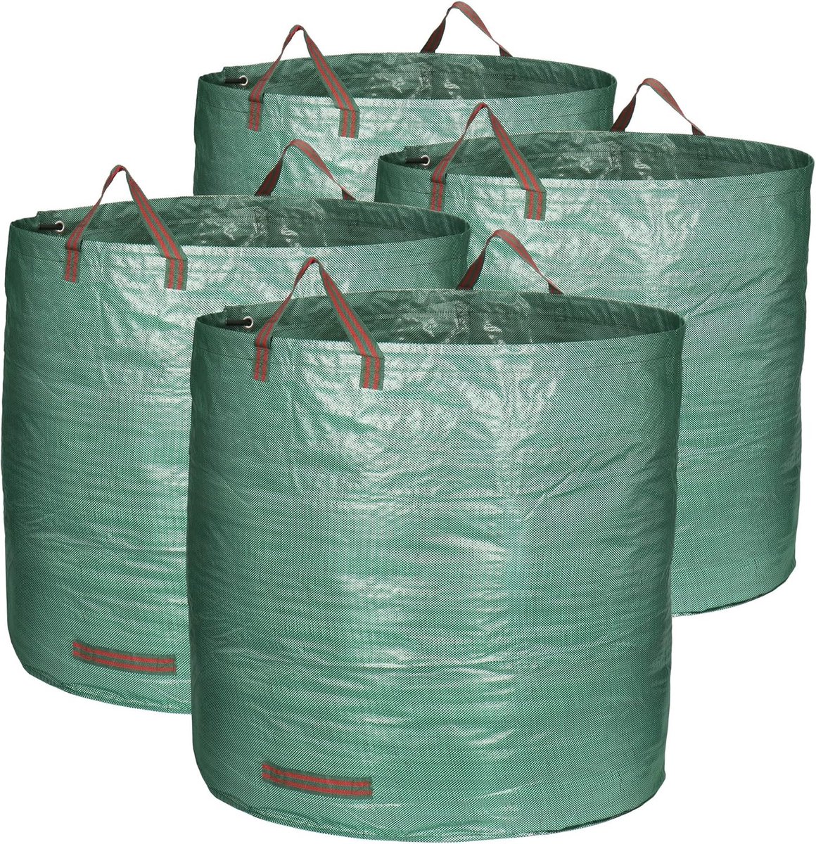 4x Tuinafvalzakken XXL - Opvouwbare Tuinzak met Handgrepen - 4x500L Zakken