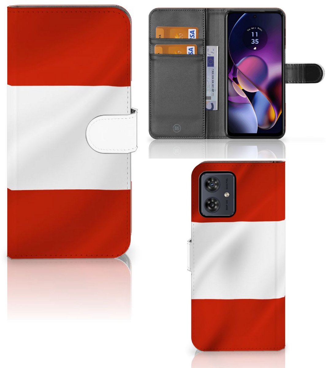 Motorola Moto G54 Bookstyle Case Oostenrijk