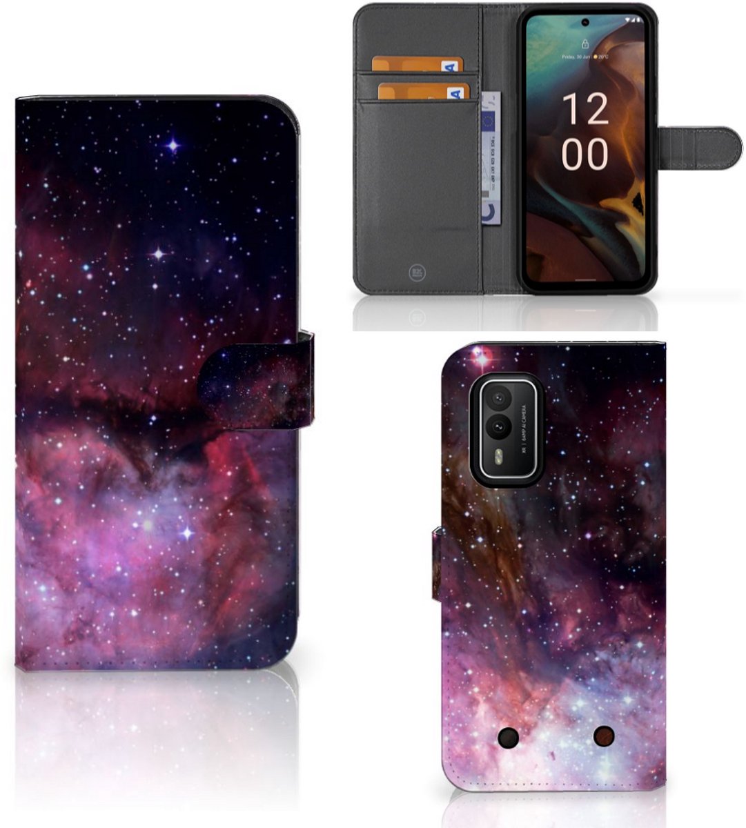 Boekhoesje voor Book Case voor Nokia XR21 Galaxy