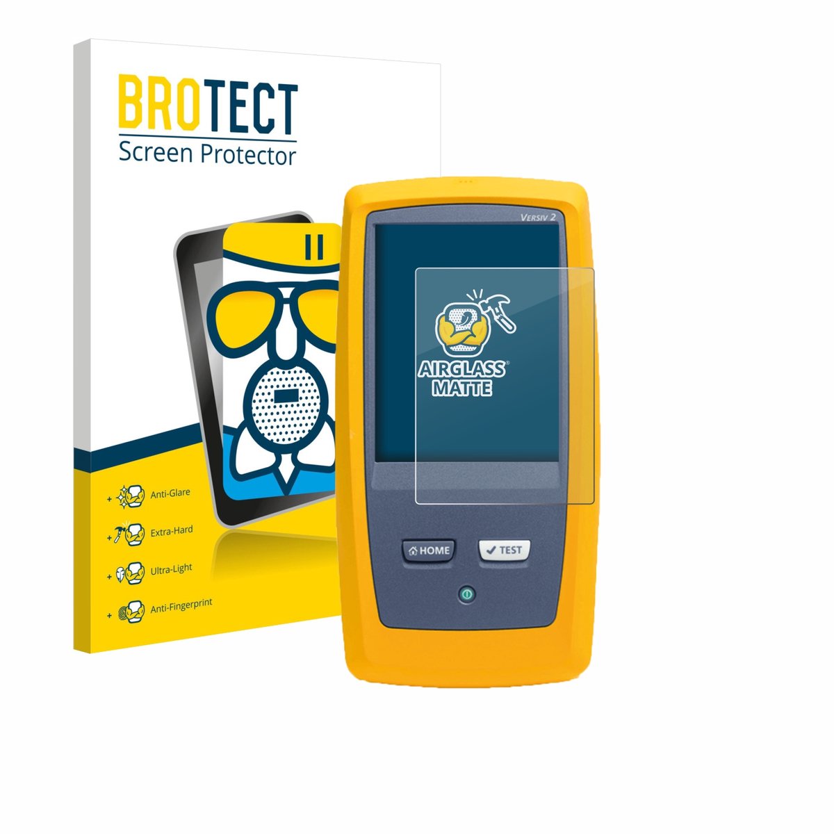 BROTECT - Screenprotector voor Fluke DSX8000 - Folie Beschermfolie Beschermglas matte
