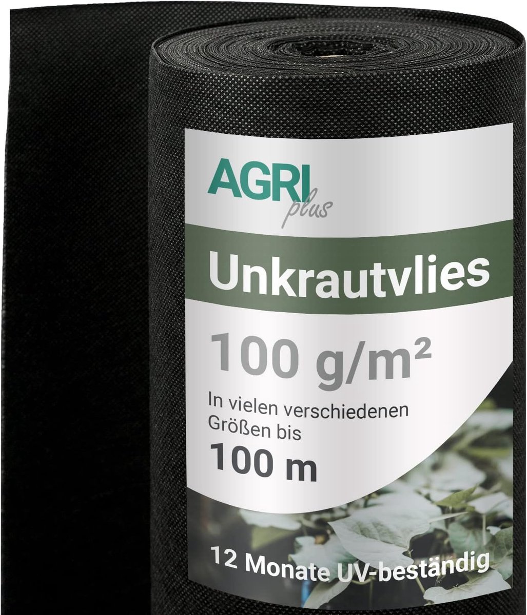 Worteldoek - Tuindoek Onkruid - Tuinonderhoud - UV-bestendig Scheurvast - 1.2 x 25m - Zwart
