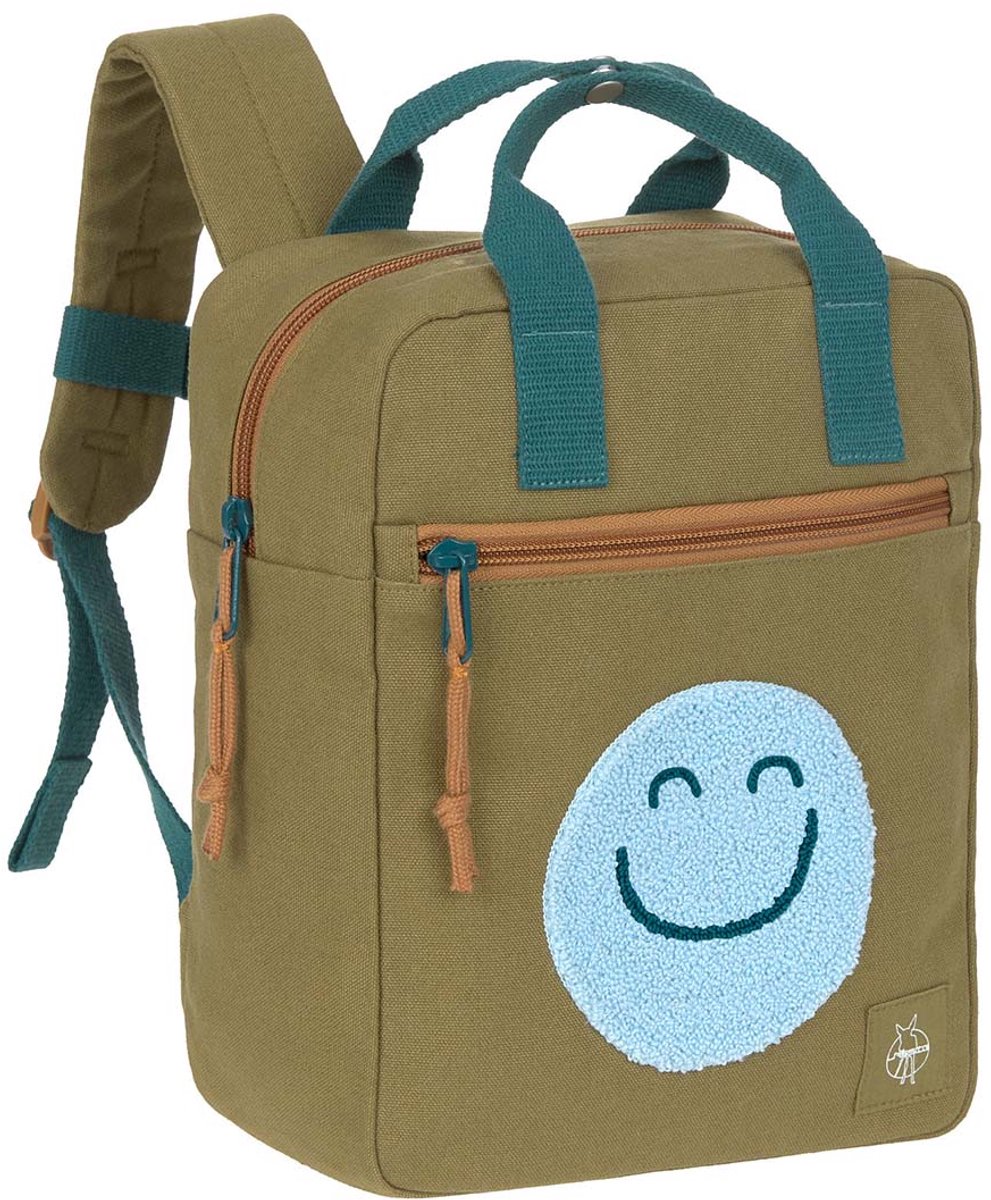 Lässig Little One & Me Square Kinderrugzak Backpack Small GOTS olive – foto 7