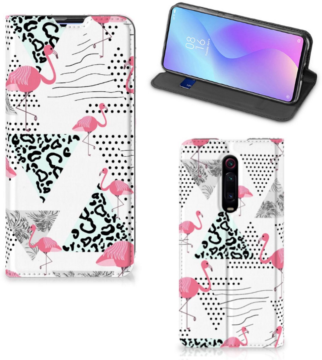 Xiaomi Redmi K20 Pro Hoesje maken Flamingo Triangle