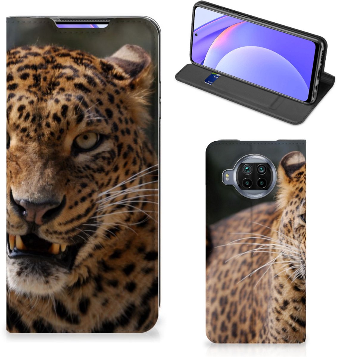 Xiaomi Mi 10T Lite Hoesje maken Luipaard