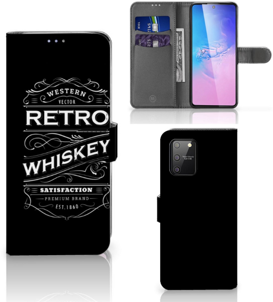 Samsung S10 Lite Book Cover Whiskey