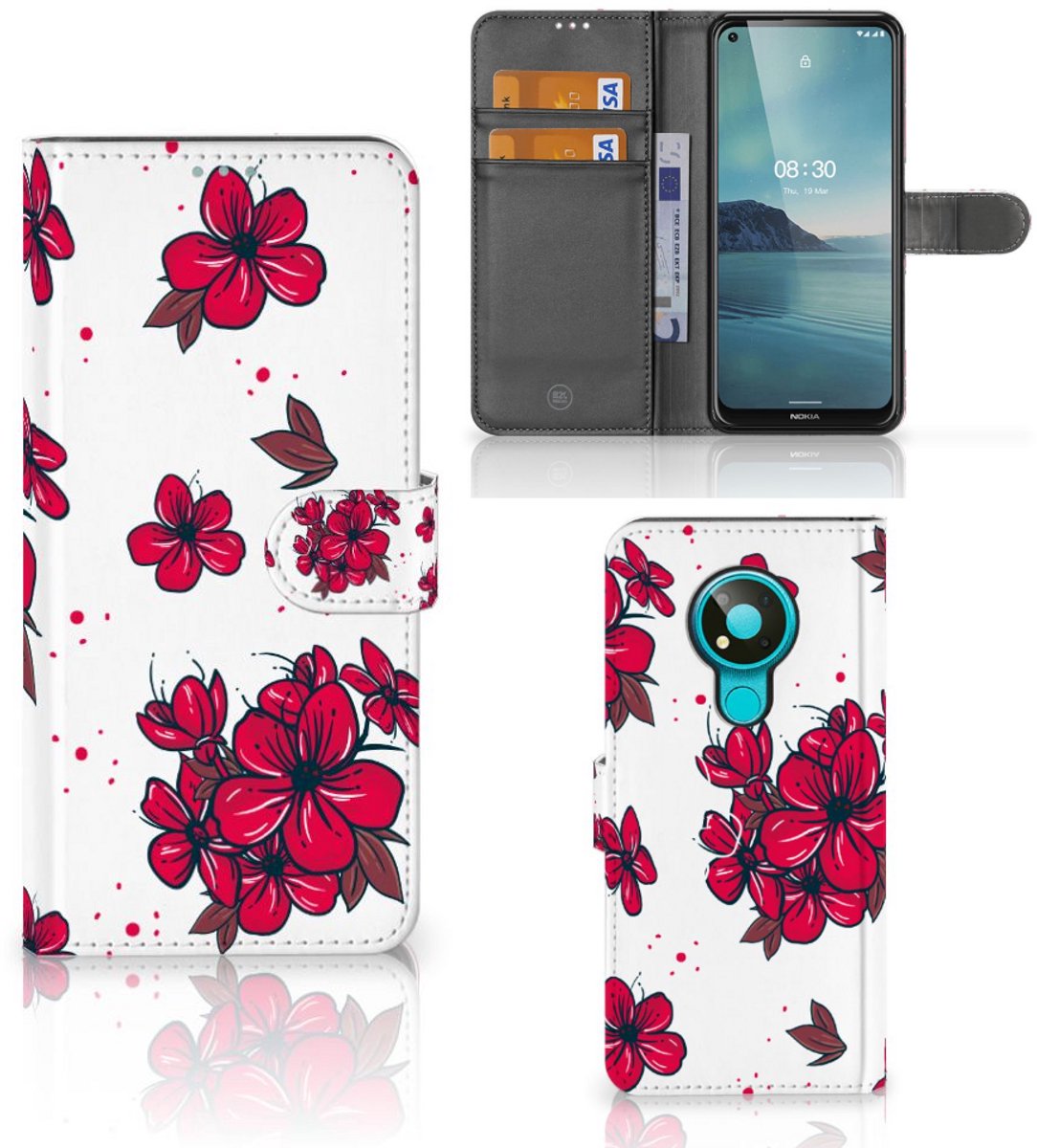 Nokia 3.4 Hoesje Blossom Red