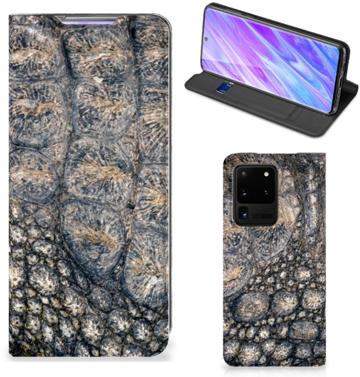 Samsung Galaxy S20 Ultra Hoesje maken Krokodillenprint