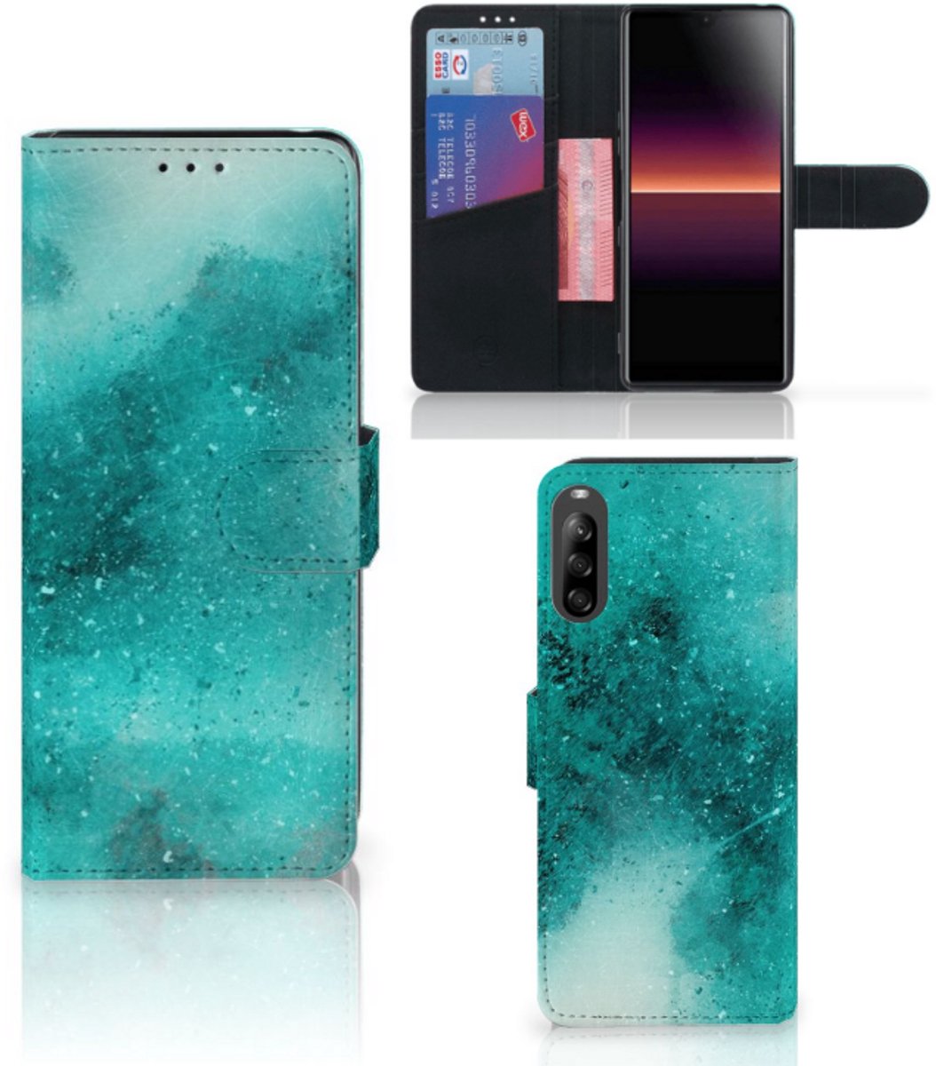 Hoesje Sony Xperia L4 Painting Blue