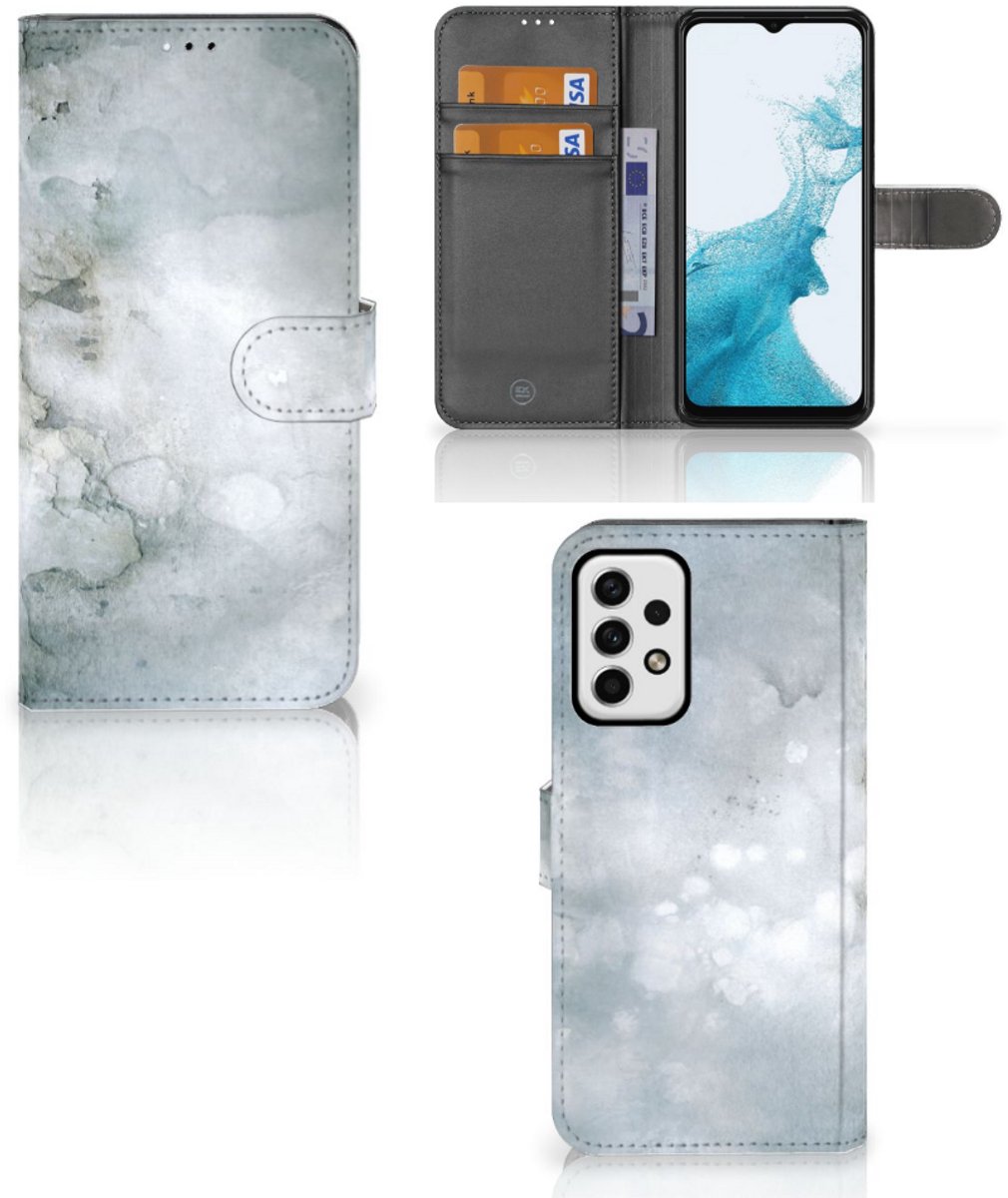 Hoesje Samsung Galaxy A23 Painting Grey