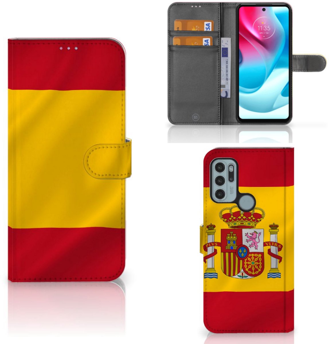 Motorola Moto G60s Bookstyle Case Spanje