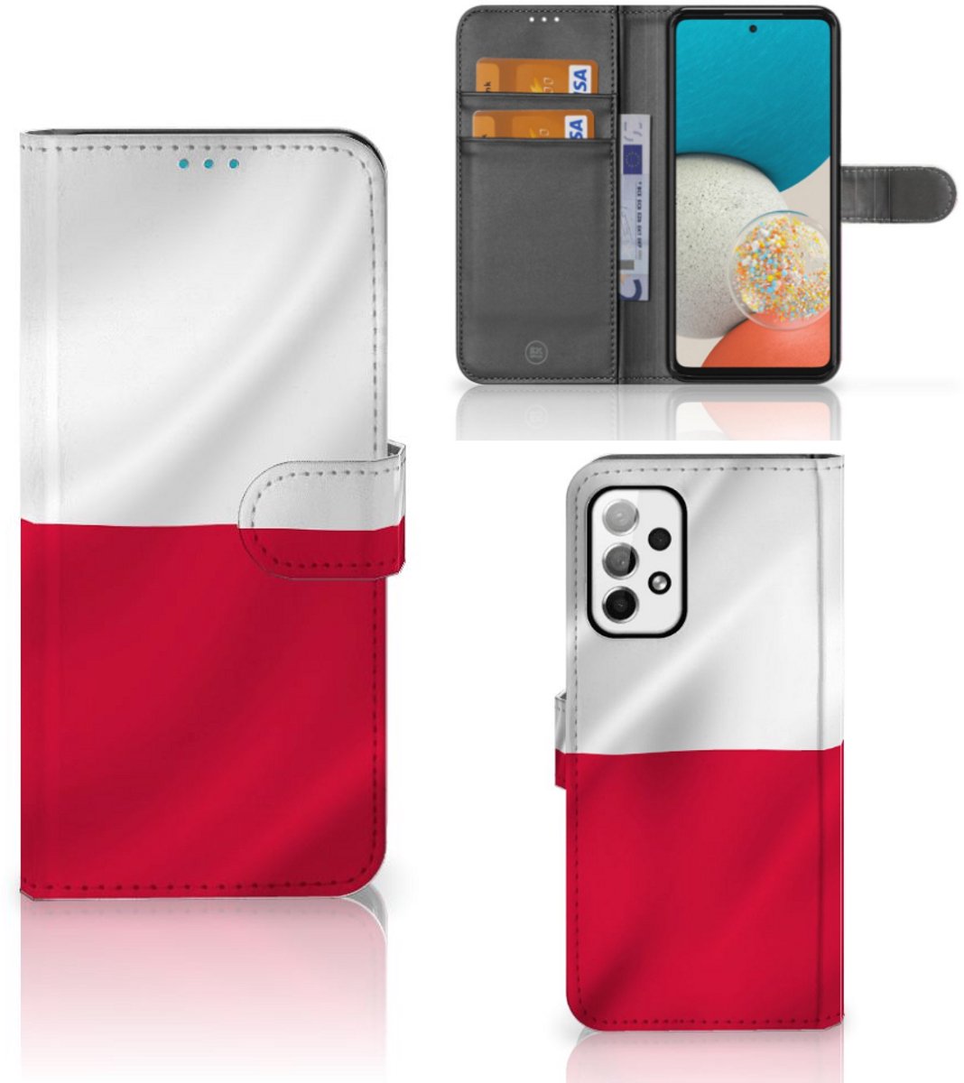 Samsung Galaxy A73 5G Bookstyle Case Polen