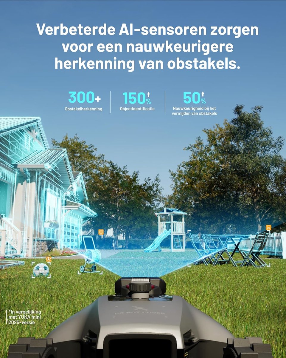 Corvance Robotmaaier met Drievoudige Camera AI Navigatie - afbeelding 3