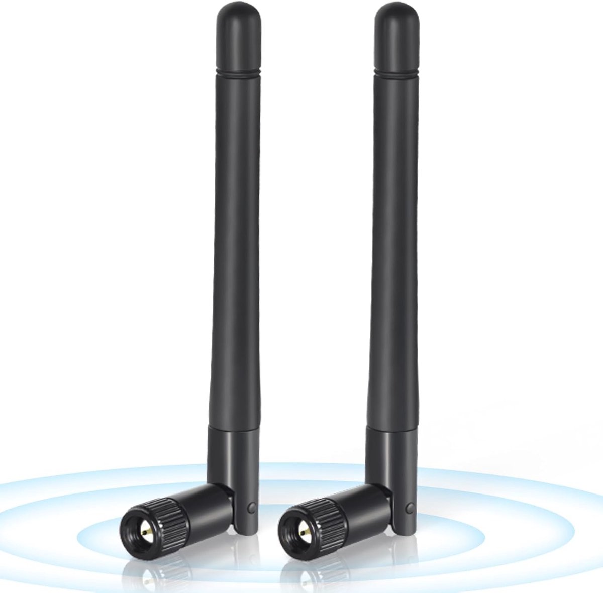 Dual Band WiFi Antenne 3dBi SMA Mannelijk – Perfect voor Routers en Draadloze Apparaten (2-pack)