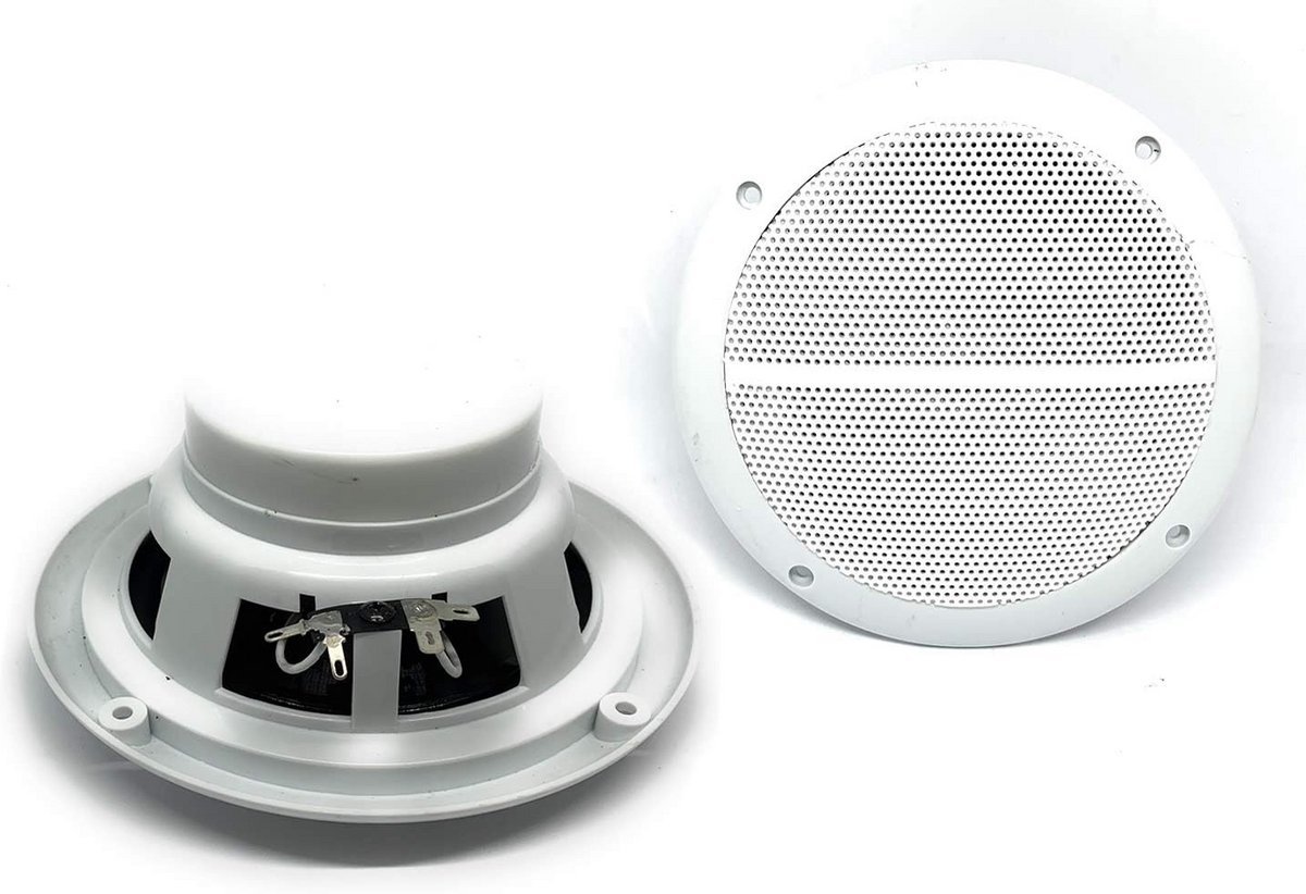 Luidsprekers 16 cm 100 watt voor boot, veranda, zwembad en badkamer
