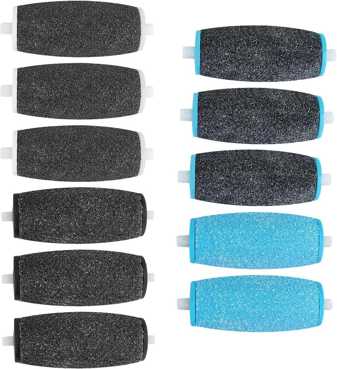 Reserverollen voor elektrische voetvijl - 11 stuks - Pedicure verzorgingsset - Compatibel met 3 soorten ruwheid