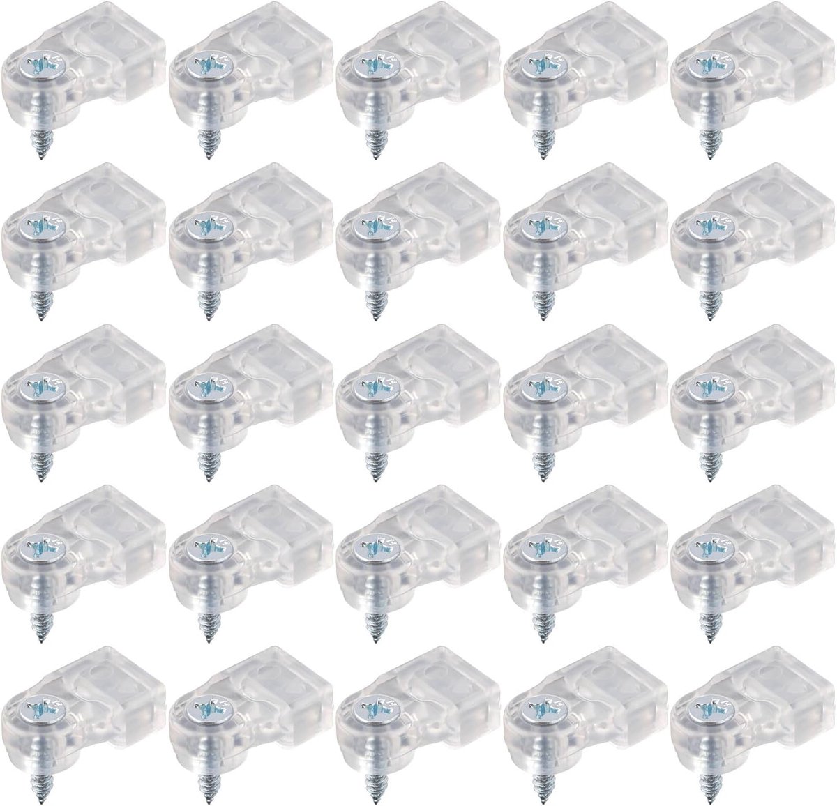 Glasbevestigingsclips - 25 Stuks Voor Raamdecoratie & Bevestiging