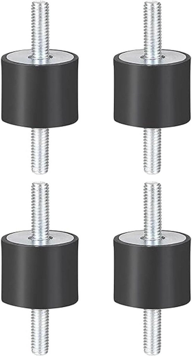 Rubberen Schokdempers M6 Set van 4 - Anti-vibratie Silentblock voor Auto en Apparaten