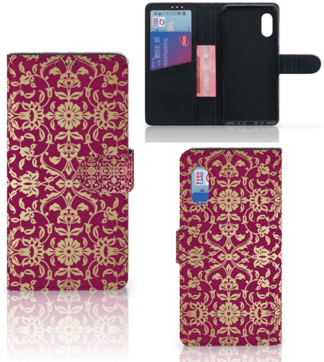 Wallet Case Samsung Xcover Pro Barok Pink