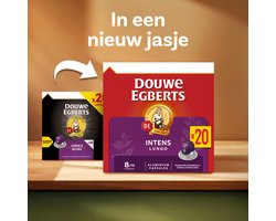 Douwe Egberts Lungo Intens Koffiecups - Intensiteit 8/12 - 10 x 20 capsules