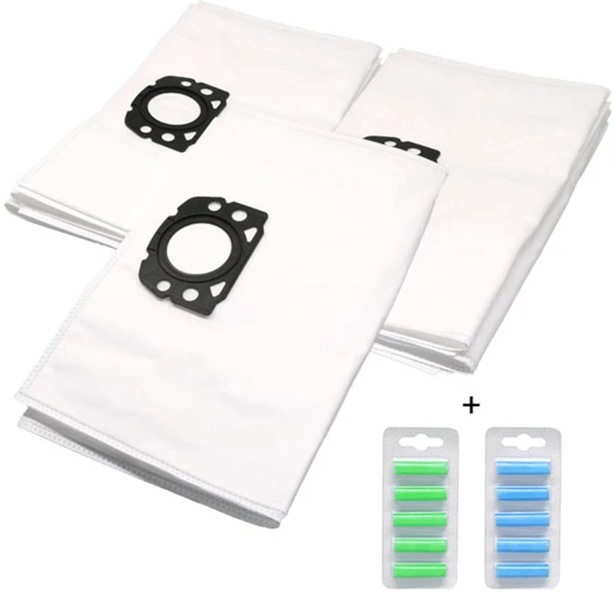 10x Propex compatibel Kärcher 2.863-006.0 / 28630060 stofzuigerzakken + 10 geurstaafjes (Propex Parts)