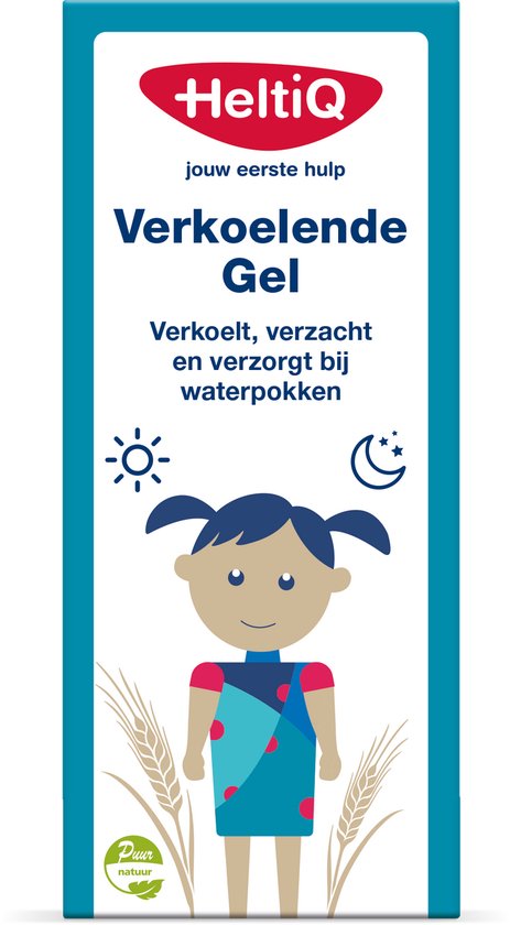 Heltiq verkoelende gel voor waterpokken