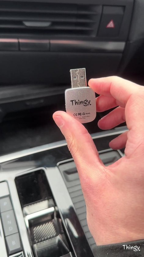Premium 2-in-1 Carplay Dongle - Draadloos Carplay & Android Auto - Android Auto Dongle - Extra Klein Model - Snelle & Stabiele Connectie