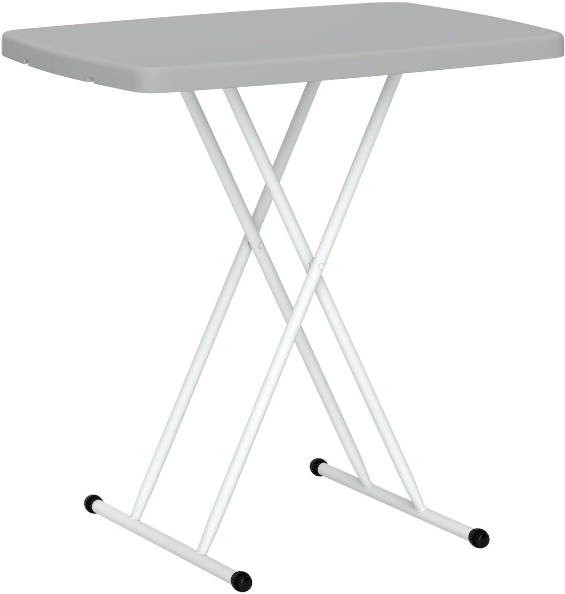 Outsunny bijzettafel voor op het terras - HDPE - 76x50x74cm - Donkergrijs