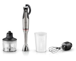 Bosch MSM8M934 ErgoMaster Serie 8 - Staafmixer 1500W – RVS - Inclusief maatbeker, hakmolen & garde
