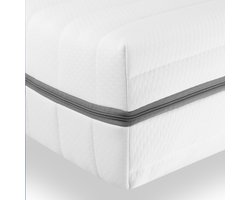 Sleepneo matras 200x200 - 18 cm dik - H4 - extra stevig - koudschuim - 7 zones
