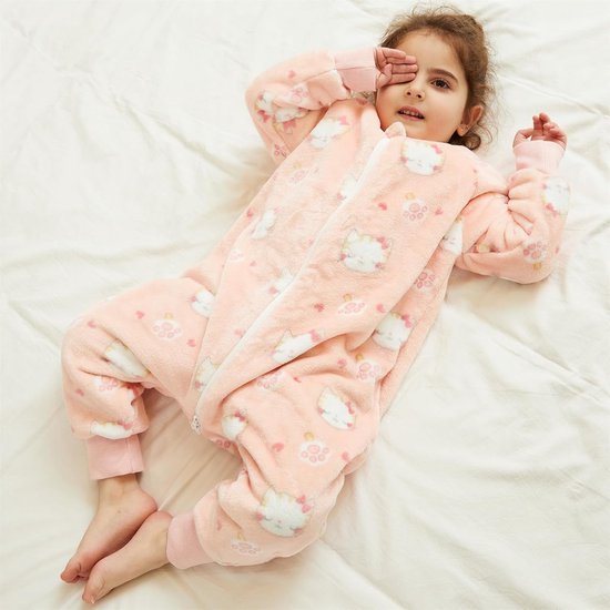 Warme winterslaapzak met voeten en mouwen voor baby's — afbeelding 3