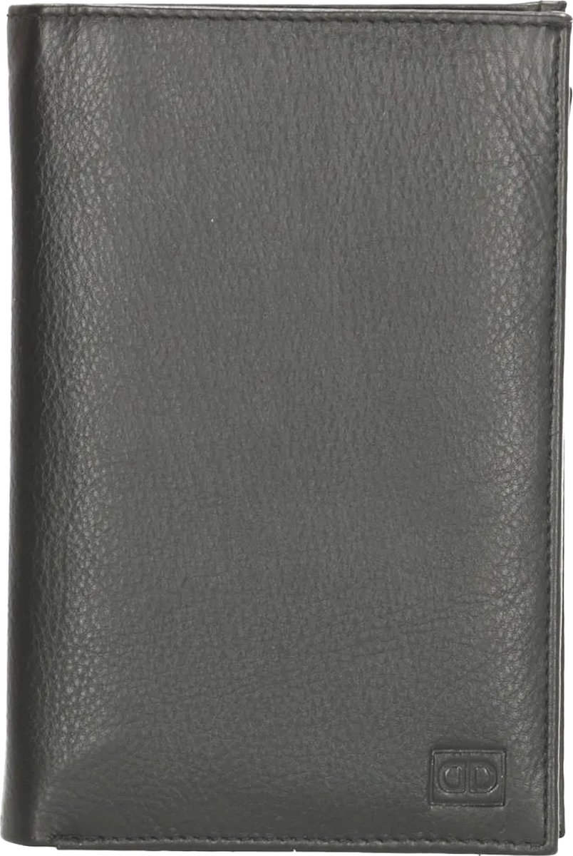 Double-D - Leren Etui voor Paspoort Autopapieren en Pasjes RFID - Unisex - Zwart