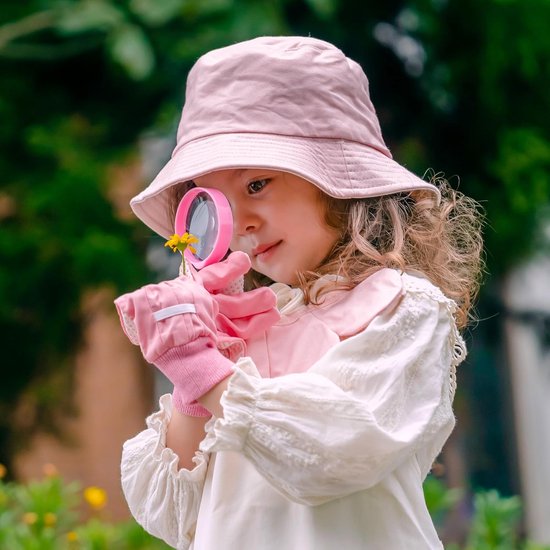 17-Delige Tuingereedschapset voor Kinderen met Roze Accessoires en Draagtas van Merkloos	 — afbeelding 2