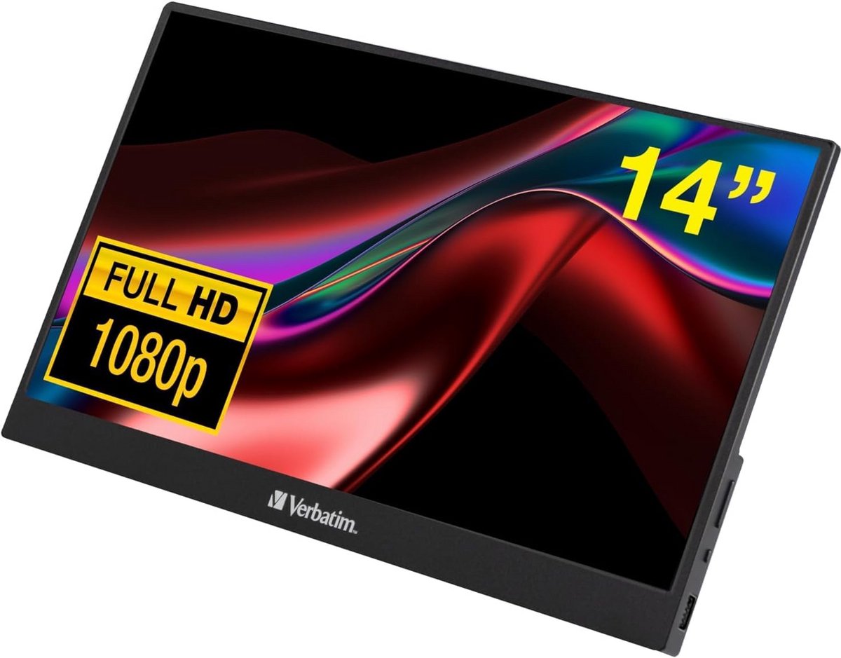 Draagbare 14 inch Full HD LED Monitor voor Laptop Onderweg