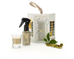 Rituals - Geschenkset - 2 Producten - Huisparfum Room Spray 50 ml + Geurkaars 25 gram - Giftset - Geschenkdoos - Cadeaudoos - Cadeauset - Cadeaus voor Vrouwen en Mannen - Heren - Vrouw - Man - Roomspray - Geurkaarsen - Huis Parfum - Kaars - Kaarsen