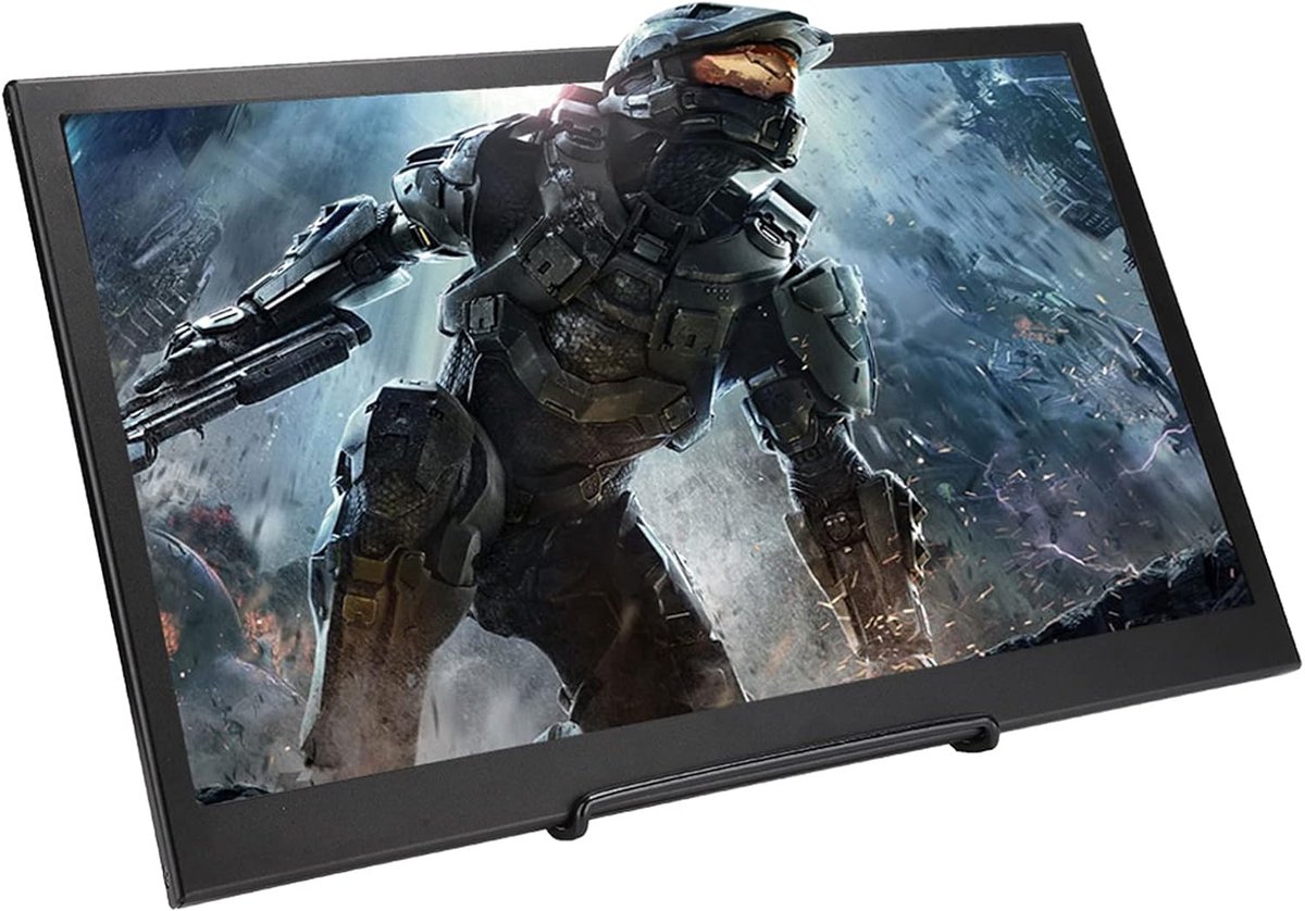 Universele 15.6 Inch IPS Full HD Draagbare Monitor met Dubbele Mini HDMI Ingang
