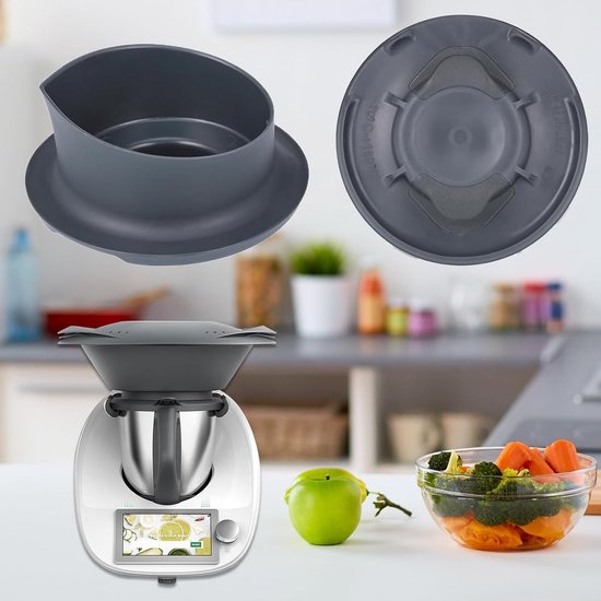 Metinggengbeker en Dop voor Keukenmachine - Hitte- en Koudebestendig van Merkloos — afbeelding 4