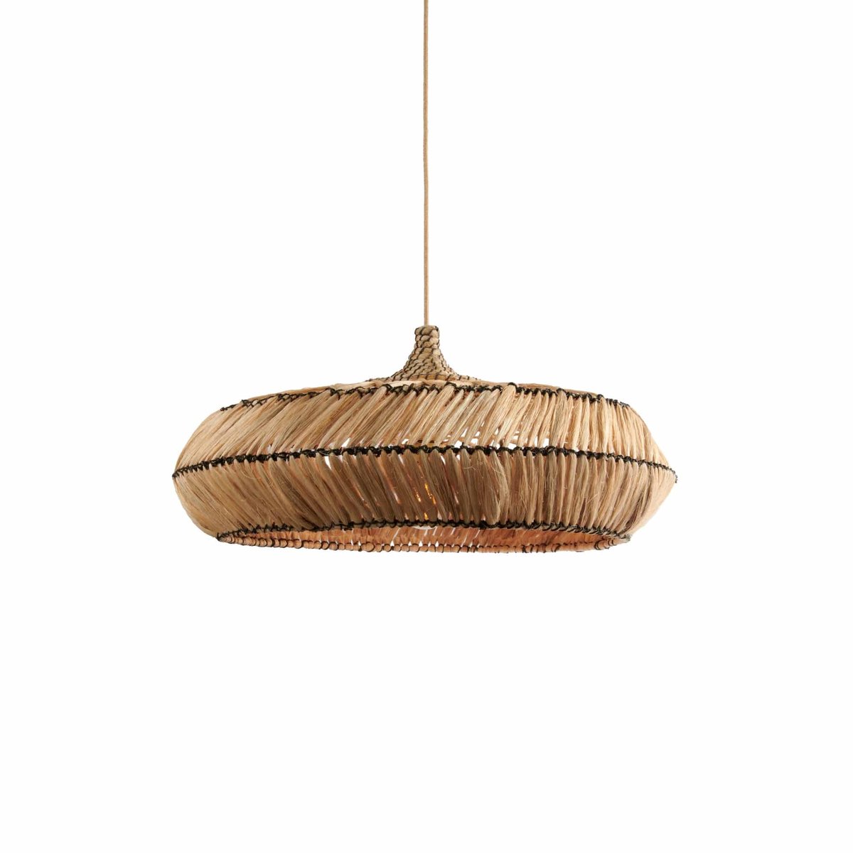 GOOD&MOJO Hanglamp Rinjani - Bruin - Ø70x250cm - Modern - Hanglampen Eetkamer, Slaapkamer, Woonkamer
