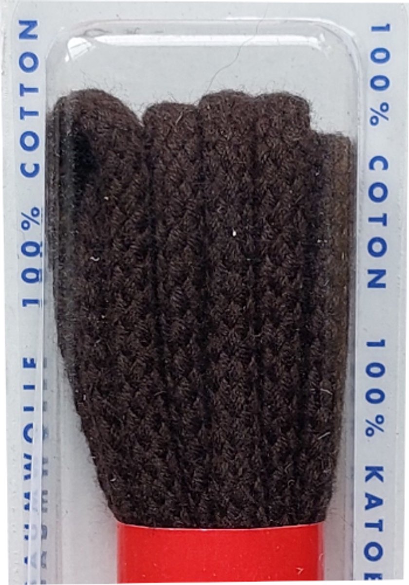 Dumco Veter - Donker Bruin - Dik Rond - Lengte 120 cm - Dikte 4 mm - Schoenveter