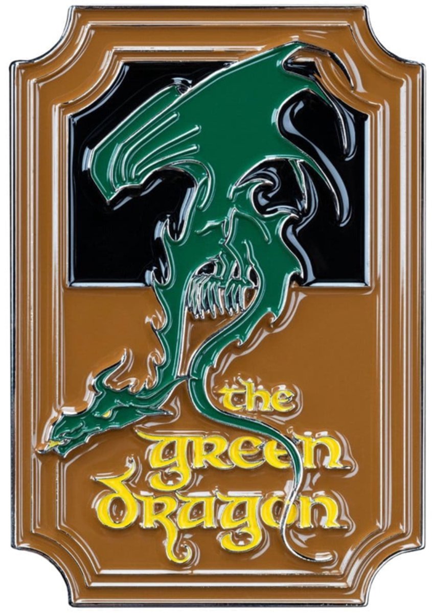 WETA Workshop Lord of the Rings Magnet The Green Dragon (Enamel) 7 cm Magnets