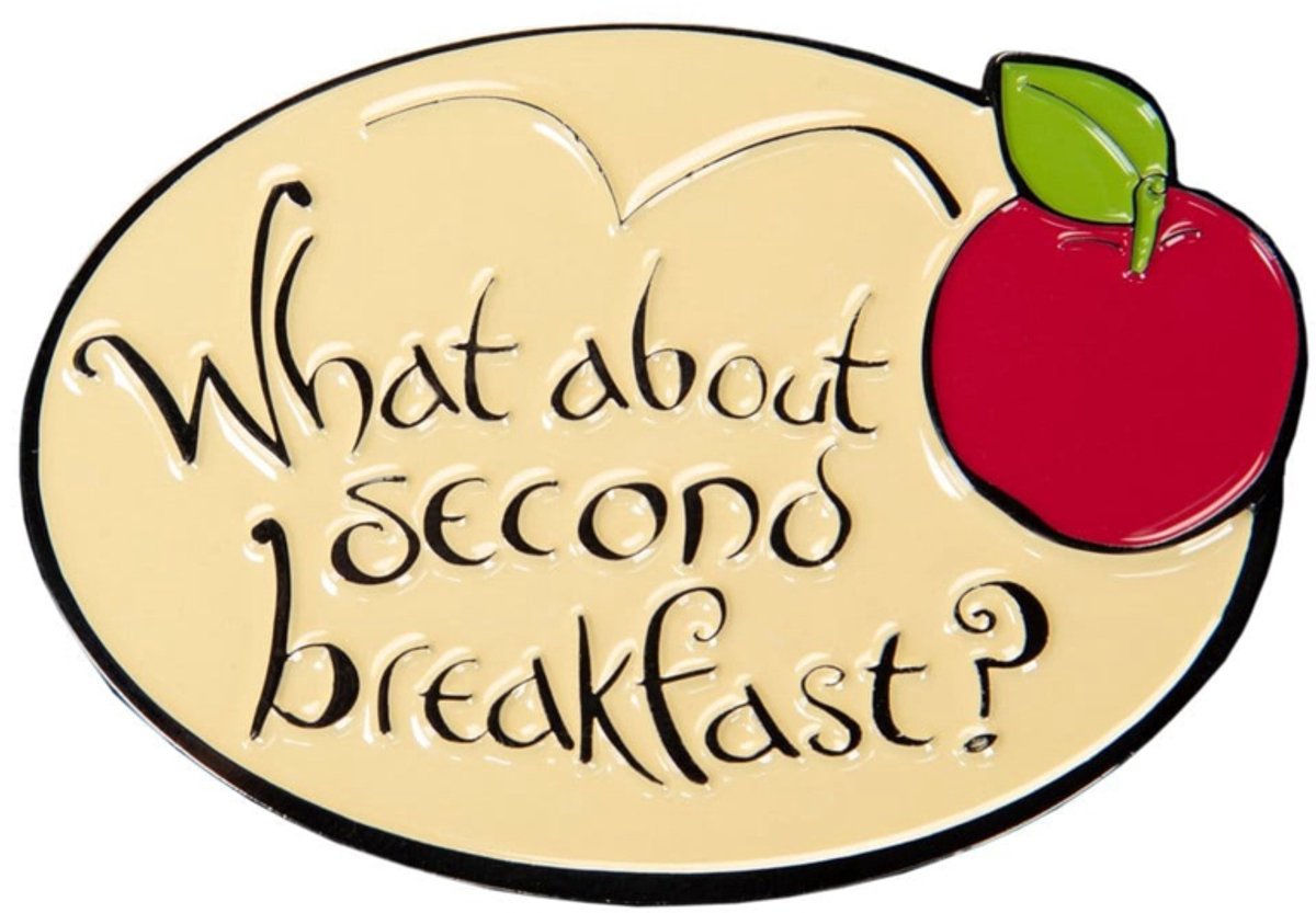 Lord of the Rings Magnet What About Second Breakfast? (Enamel) 7 cm