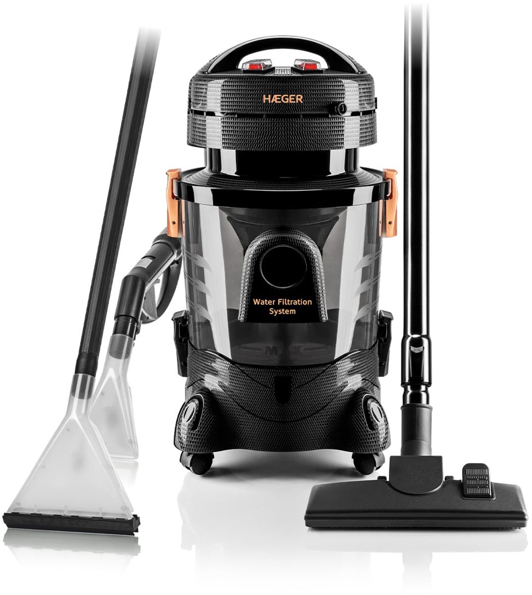 Haeger Aquaclean Pro - Tapijtreiniger - Stoomreiniger - Carpet Cleaner Apparaat - 1200W