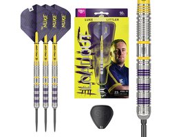 Target Darts Luke Littler Loadout Steel Tip Darts Set 22G - 90% Wolfraam Barrels met Swiss Point Technologie - Pro Grip Shafts en Pro Ultra Flights - Compleet met Gereedschap