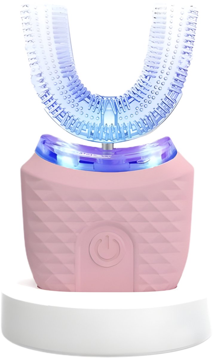 Klikkopers® - Smartbrush Tanden - Waterbestendig U-Vormige Tandenborstel - Automatische Elektrische Tandenborstel - 360° Smart Brush Tanden - Tanden Bleken en Reinigen - Handsfree - UV Blauw Licht