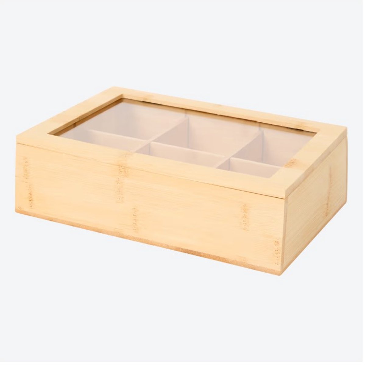 Bamboo Theedoos - 6 vaks - 100% FSC