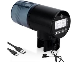 Automatische Visvoerautomaat Oplaadbaar voor Aquarium en Vijver met LCD-Display